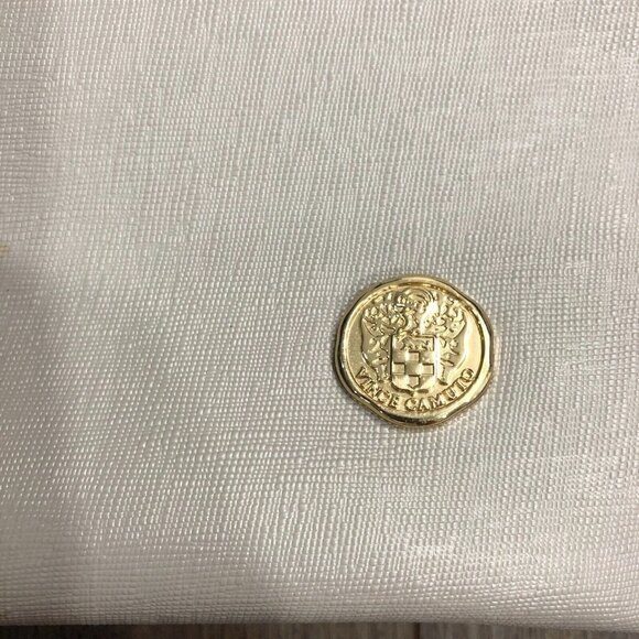 VINCE CAMUTO Leila Gray Saffiano Leather Shoulder Tote Travel Bag READ DESCRIPT. - Picture 2 of 12